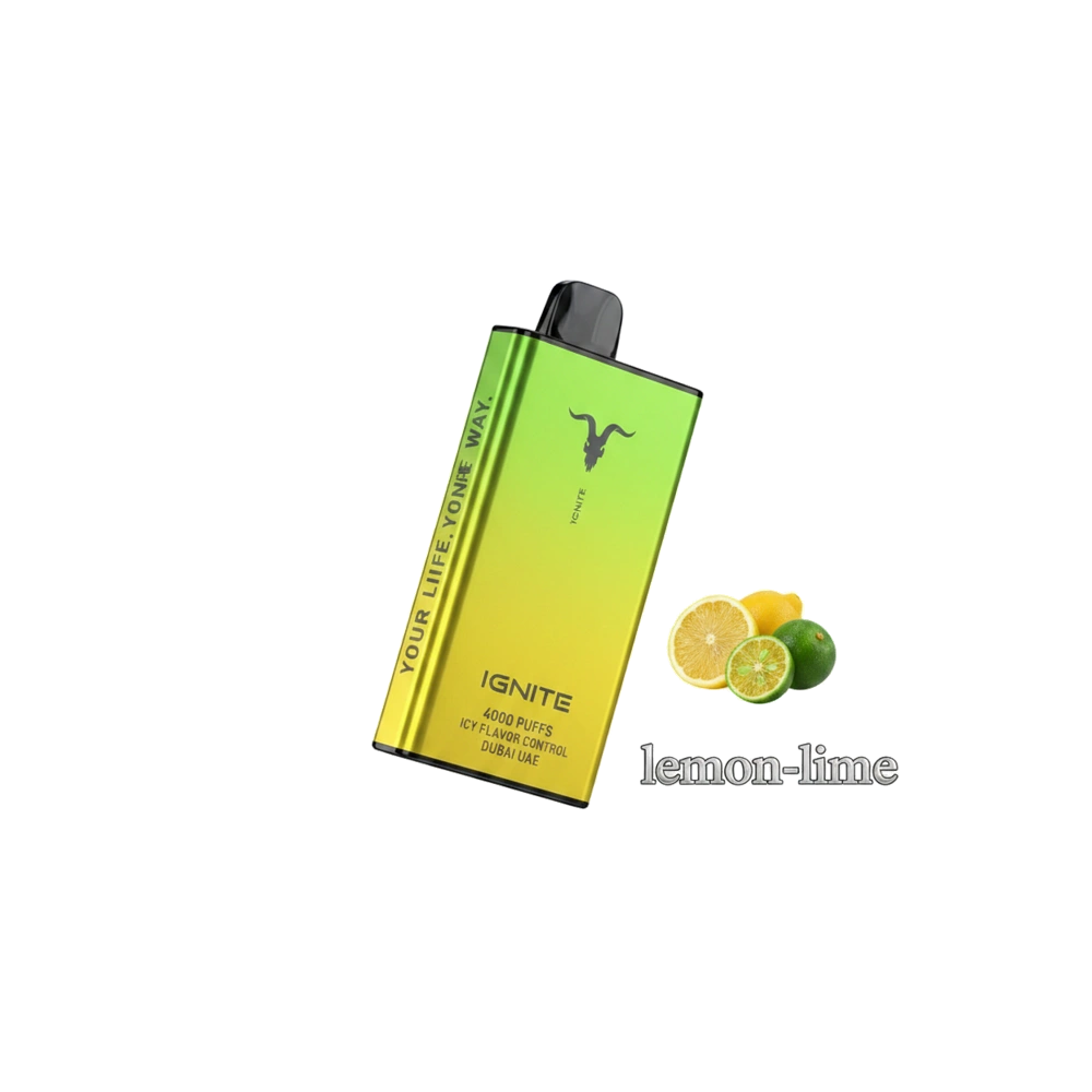 Ignite Ice 40000 Puffs Disposable Vape Icy Flavor Dubai UAE Lemon Lime Flavor -- Buy Disposable Vape Dubai UAE