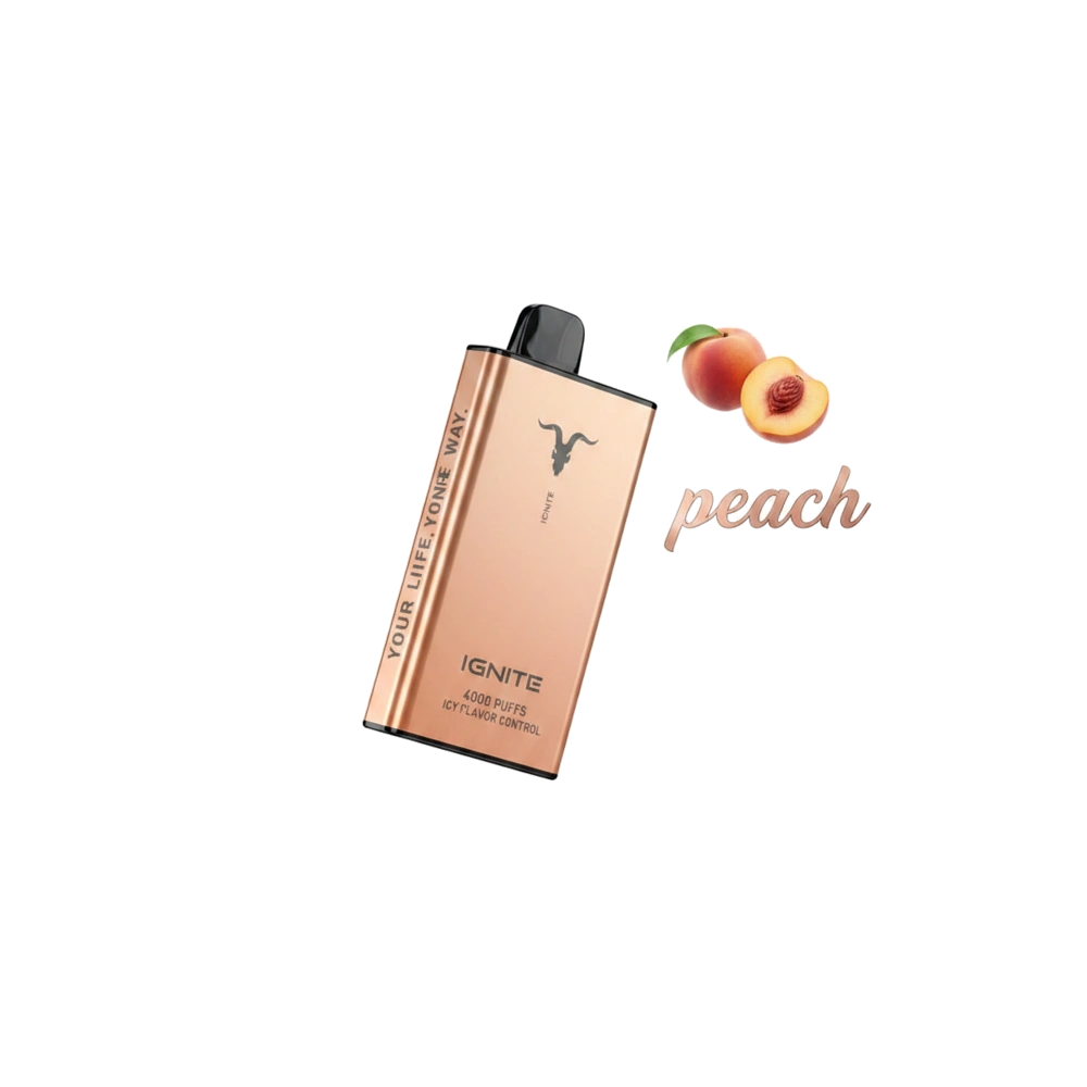 Ignite Ice 40000 Puffs Disposable Vape Icy Flavor Dubai UAE Peach Flavor -- Buy Disposable Vape Dubai UAE