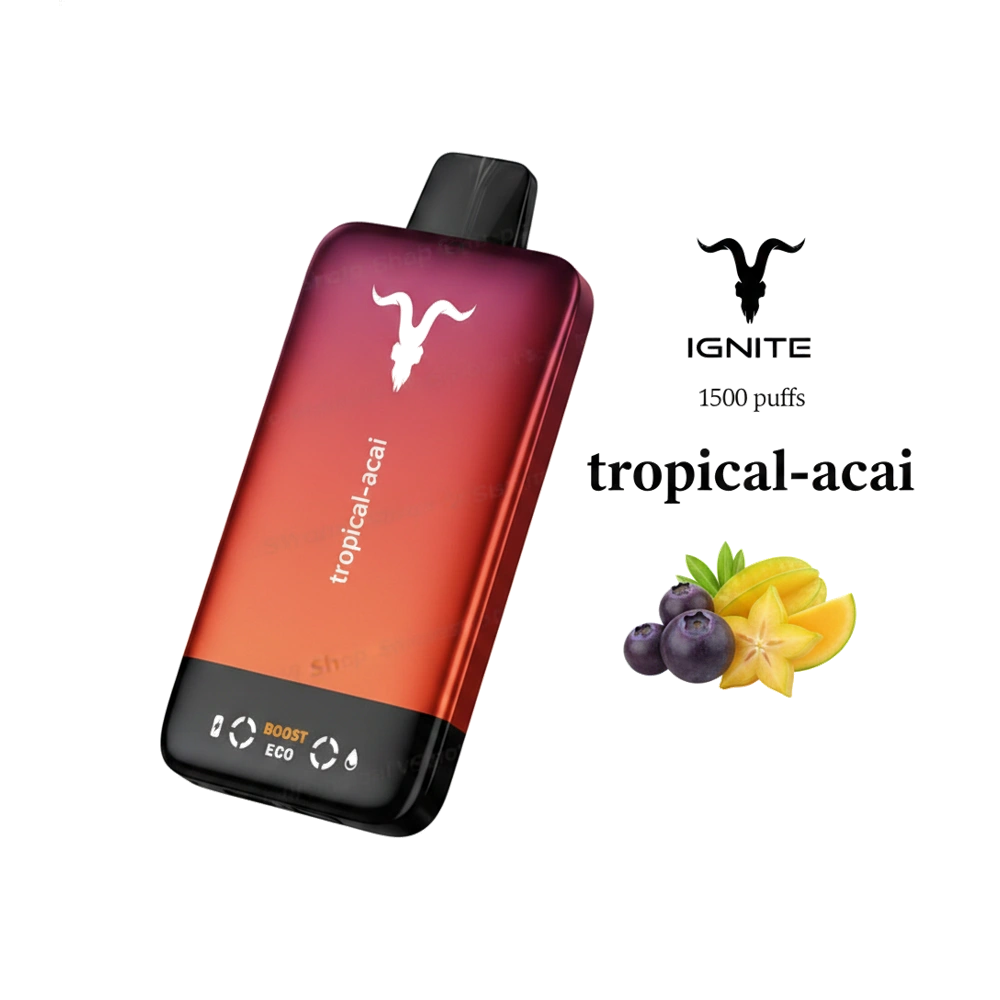 IGNITE V155 15500puffs Disposable Vape Ultra Slim Dubai UAE Tropical Acai Flavor -- Buy Disposable Vape Dubai UAE