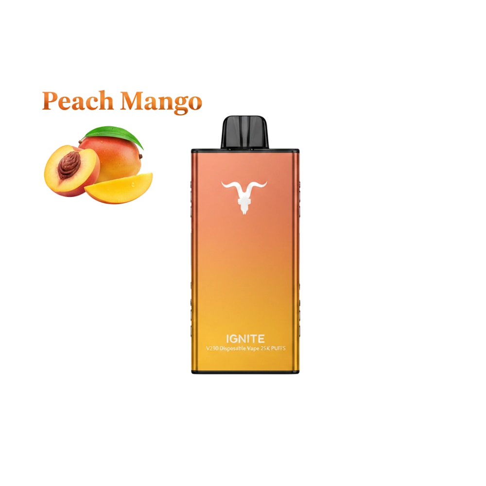 IGNITE V250 Disposable Vape 25K PUFFS Peach Mango Flavor -- Buy Disposable Vape Dubai UAE