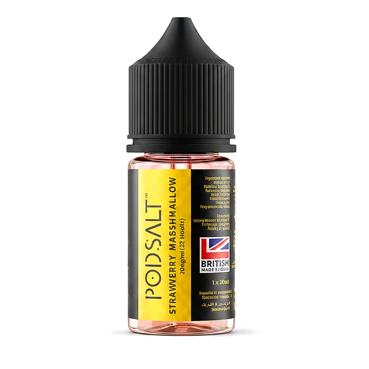 POD SALT STRAWBERRY MARSHMALLOW MAN 3 SALT NIC E-LIQUID- 20MG