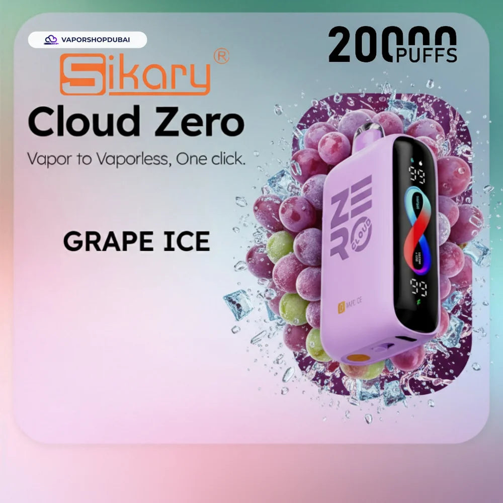 Sikary Cloud Zero 20000 Puffs Disposable 20mg في دبي، الإمارات العربية المتحدة