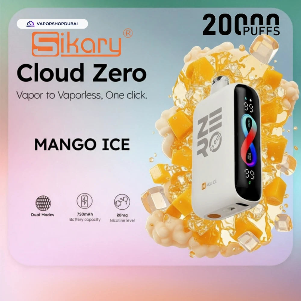 Sikary Cloud Zero 20000 Puffs Disposable 20mg في دبي، الإمارات العربية المتحدة