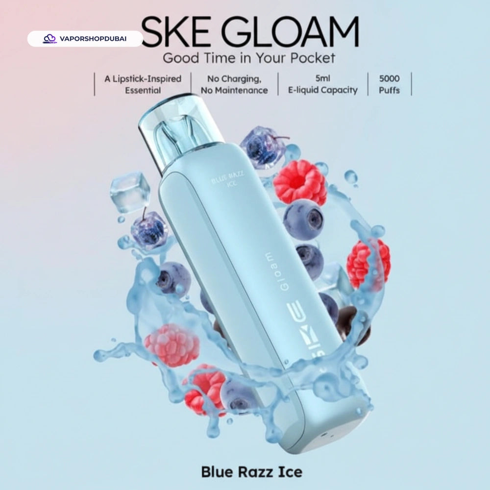 SKE Gloam 5000 سحبة سيجارة إلكترونية للاستعمال مرة واحدة 20 ملغ في الإمارات العربية المتحدة