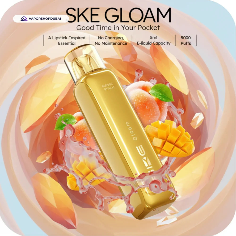 SKE Gloam 5000 سحبة سيجارة إلكترونية للاستعمال مرة واحدة 20 ملغ في الإمارات العربية المتحدة