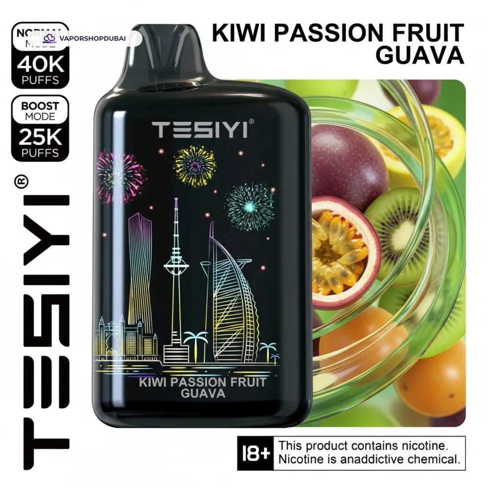 TESIYI ULTRA MAX 40000 Puffs Disposable Vape 50MG في الإمارات العربية المتحدة