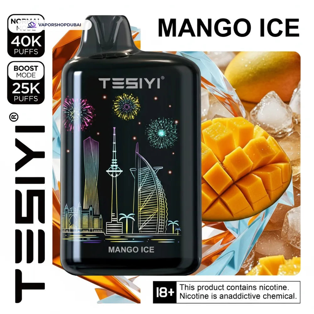 TESIYI ULTRA MAX 40000 Puffs Disposable Vape 50MG In UAE