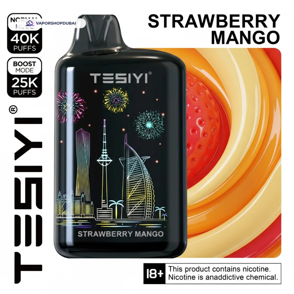 TESIYI ULTRA MAX 40000 Puffs Disposable Vape 50MG في الإمارات العربية المتحدة
