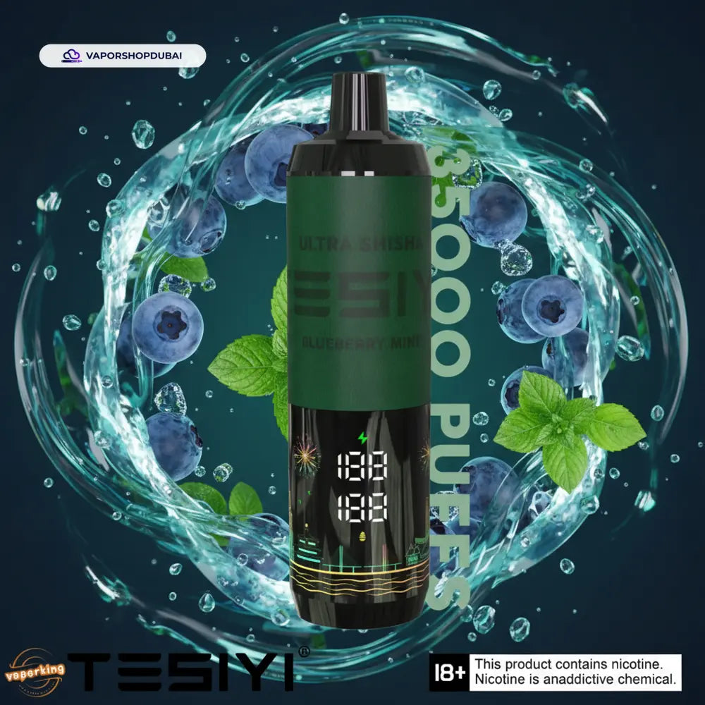 TESIYI Ultra Shisha 35000 سحبة فيب جاهز للاستخدام في الإمارات العربية المتحدة