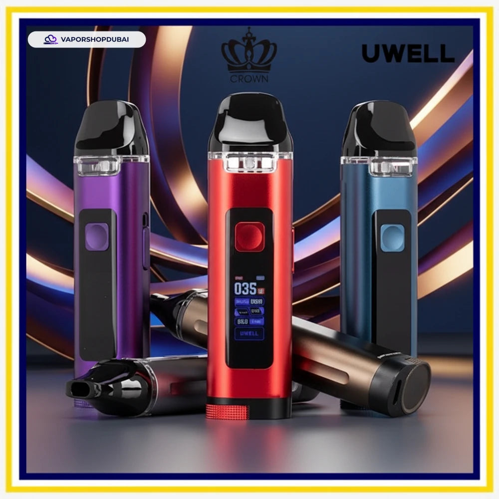 Uwell Crown D Pod Mod Kit 1100mAh 3ml في الإمارات العربية المتحدة