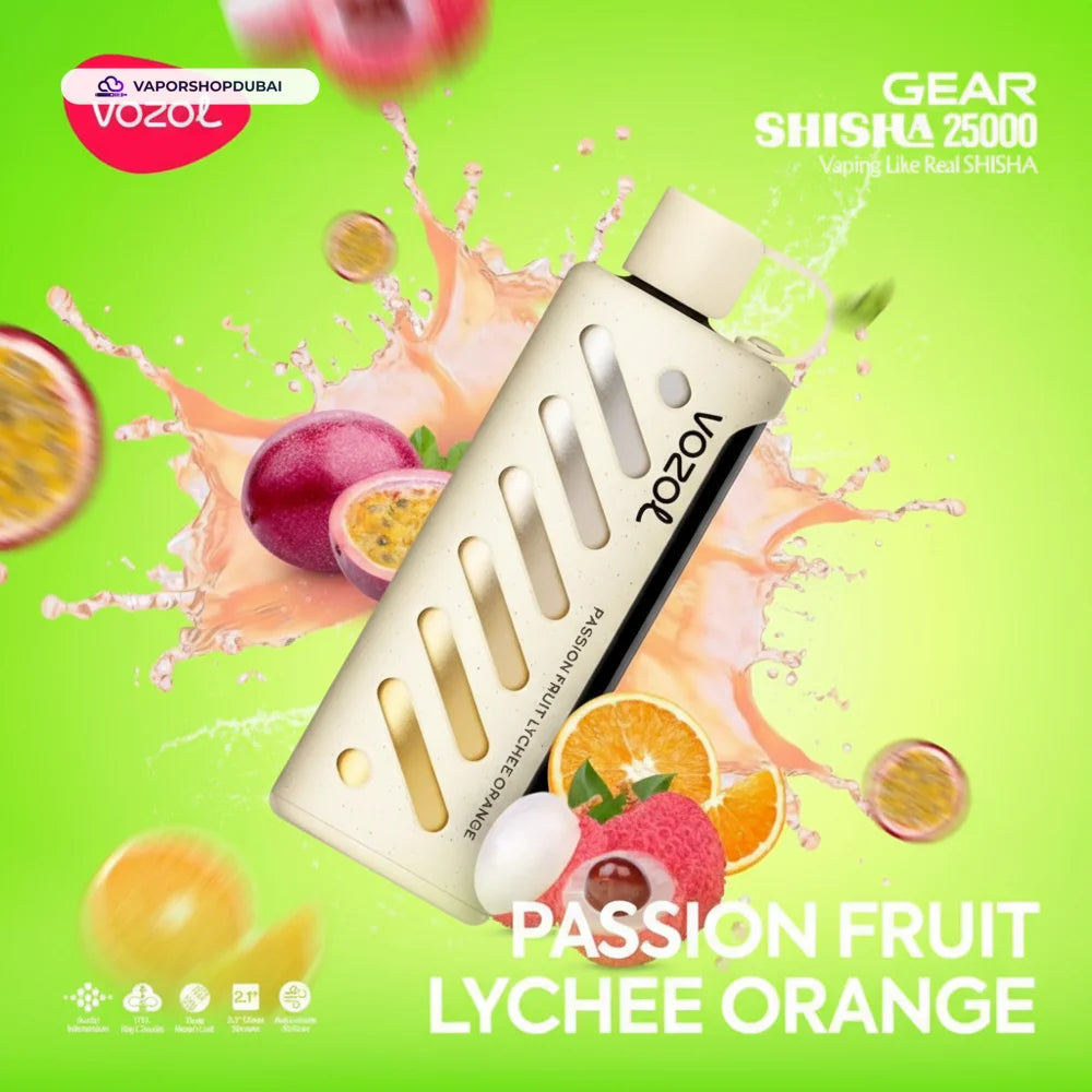 Vozol Gear Shisha 25000 Puffs Disposable Vape In UAE