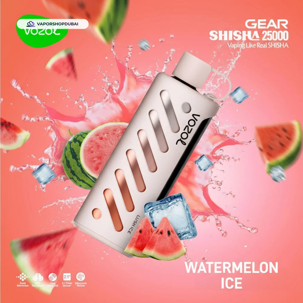 Vozol Gear Shisha 25000 Puffs Disposable Vape In UAE