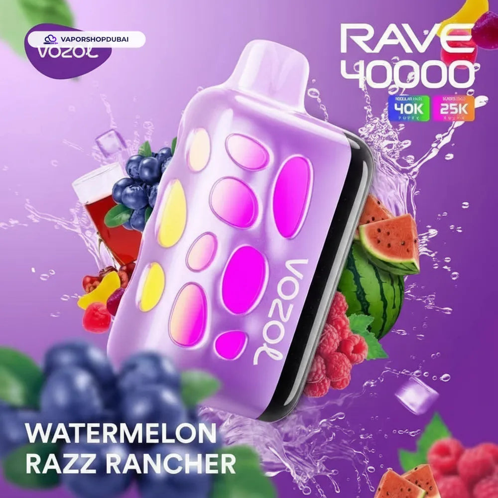 VOZOL RAVE 40000 Puffs Disposable Vape In UAE