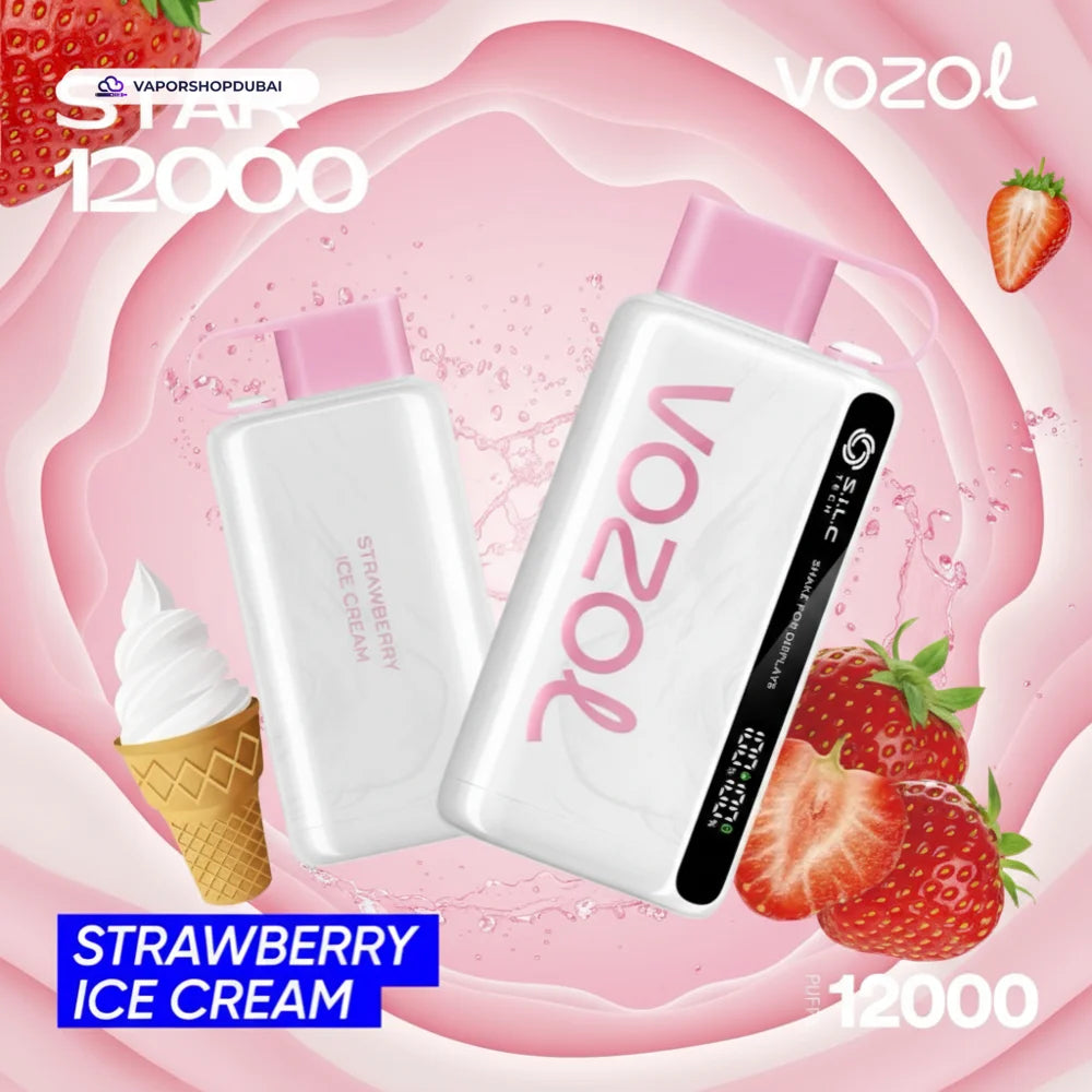 طقم سحبة Vozol Star 12000 Puffs الجاهزة في الإمارات العربية المتحدة